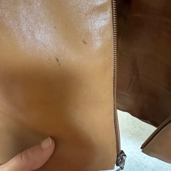 Wilson’s Classic Tan Leather Jacket Fully Lined Sz L - Picture 7 of 9